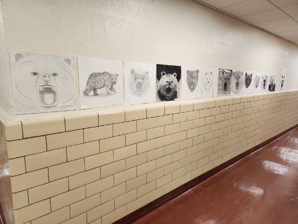 student art depicting Grizzly Bears